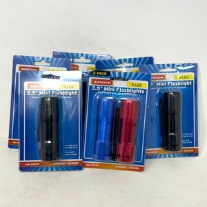 Flashlight LOT of 7 LED Personal Travel Camping Prepper Emergency Small 3.5"